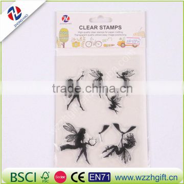 2016NEW bloom flower clear stamps silicon gel material handmade scrapbooking embellishments