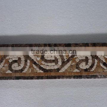Fanghua multi-sized listello marble flooring border designs
