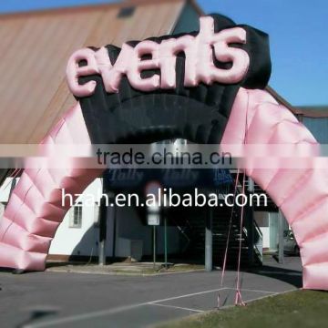 Event Decoration Pink Entrance Arch/ Inflatable Promotion Arch