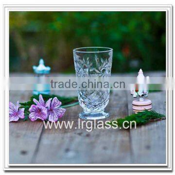 Clear Tea Flower Glass Cup,Ice Cream Sundae Cup