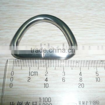 Titanium D-ring, leather bag d ring buckle,titanium bag accessories,titanium stamping