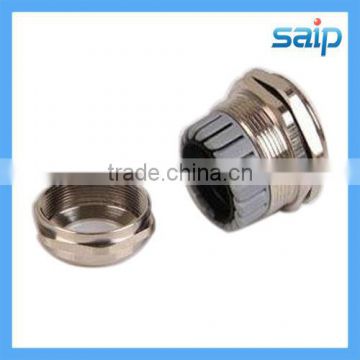2013 New waterproof electric brass cable gland with rubber seal