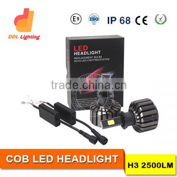 Hot sale H3 led headlight kit for car IP68 12V 24V H4 H7 H1 H13 9004