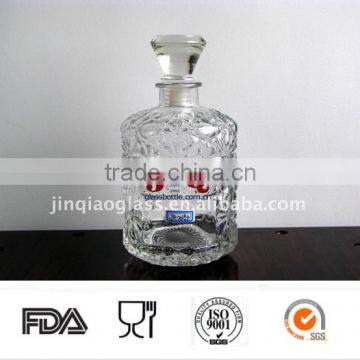650ml Glass vodka bottle