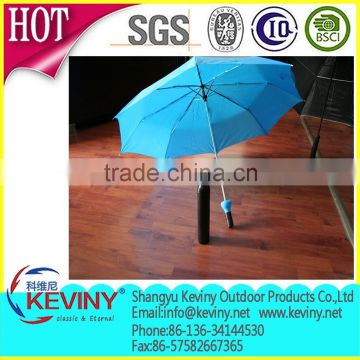 Promotional customized Wine bottle umbrella manual open folded umbrella made by chinese umbrella factory