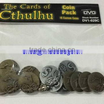 Custom game token coins,custom metal coins,cheap custom token coins