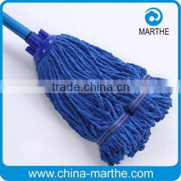 microfiber mop/4ply 100%polyester mop/metal handle mop