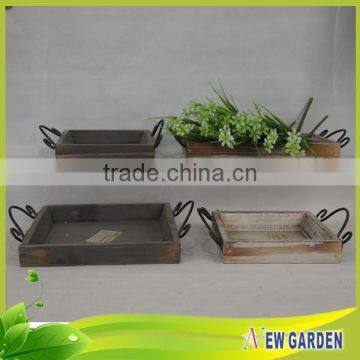 Cheap Square Growing Plant Flat Flower Pot Tray at Factory Price