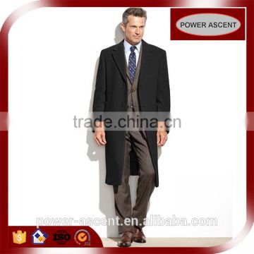 Top-quality Wool Full-length Elegant Customized Men's Coat
