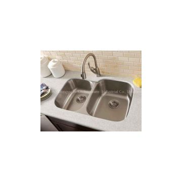 Stainless Steel double Bowls 4060 drawn Sink
