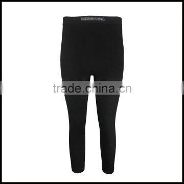 W15-ACC-M-01-PE Black Mens Pants Thermal Sports Inner Wear Winter