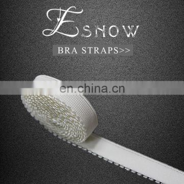 Chaozhou Hot Sales Fashion Decorative White Bra Straps Lingerie Customized Elastic Band