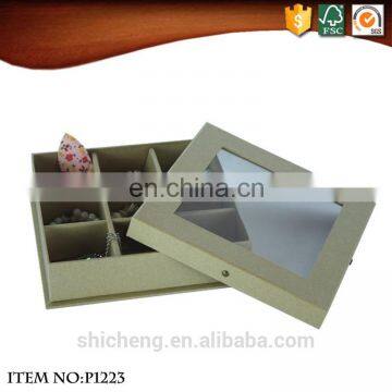 Chocolate Box with Clear Lid for Gift Packaging
