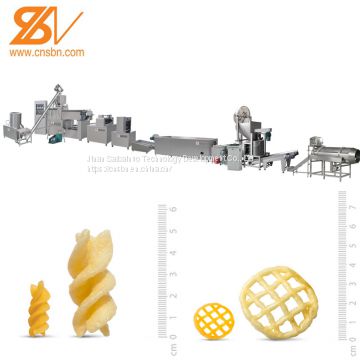 2019 Saibainuo single screw extruder fried pellet chips snack food processing line 100kg/h