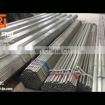 Japan JIS STK500 diameter 42.7mm thickness 2.5mm hot dip galvanized steel scaffolding pipe