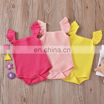 2020 Wholesale Baby Girls Romper Cotton Babys Jumpsuits