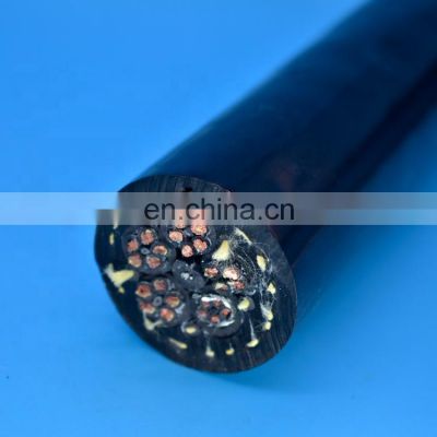 Flexible round rubber sheathed festoon cable lift control cable for crane YSLTO