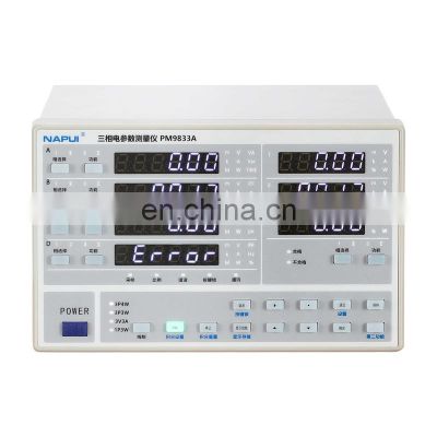 NAPUI PM9833 Three Phase Digital Display Power Meter Watts Meter