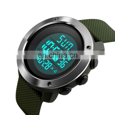 skmei 1267 men wrist watches sport waterproof 50meters double time digital alarm men watch
