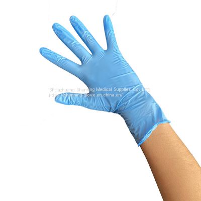 Nitrile Glove powder-free Wholesale textured Exam Gloves