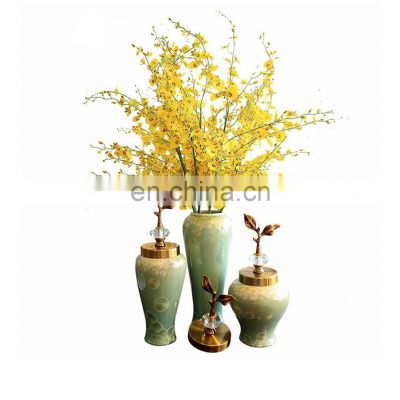 Nordic Hand Painted Custom Mat Ceramic Vase For Home Decor