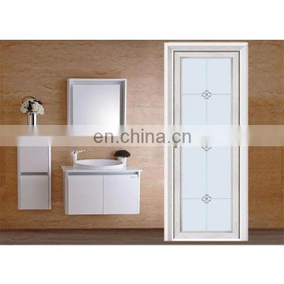 Factory wholesale price door customized  aluminum frosted glass bathroom doors