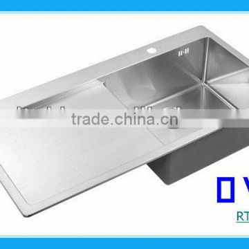 Cabinet Hardware-Stainless Steel Kitchen Drain board Sink-RTS101A-1