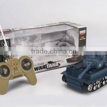 Radio Control Tank 1:32 Scale 4 channel RC Tank Toy For Kids Army Blue