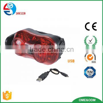 Bicycle rechargeable rear light / bike tail light review / light for bicycle