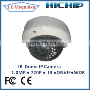 Hichip 30pcs IR LED Network Night Vision Camera IP with 720P, WDR IP Camera