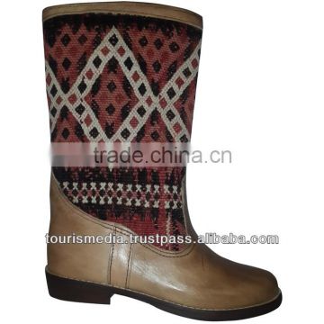 Handmade moroccan kilim boot size 39 n7 Wholesale