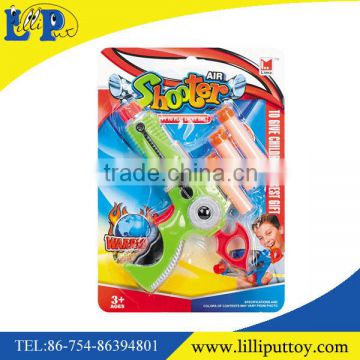 Kids plastic air soft bullet toy gun with soft bullet
