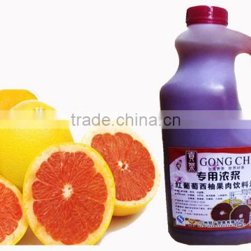 Red grapes grapefruit concentrate fruit juice