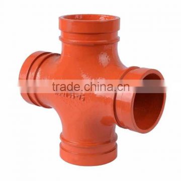Ductile Iron Grooved Reducing Cross with Best Price&quality