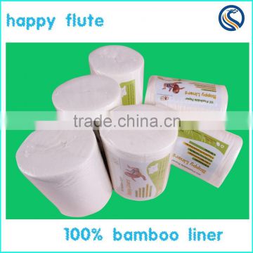 free sample wholesale 100% BIO nappy liner cloth Diaper liner disposable bamboo Liner manufacture on sale
