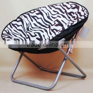 Zabra moon chair, 600D Polyester Indoor Outdoor Folding Big Moon Chair