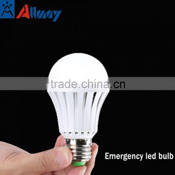 7W 2835 AC85-265V E27 smart emergency rechargeable led light bulb