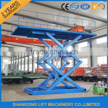 cheap price hydraulic scissor car lift for basement for cars parking