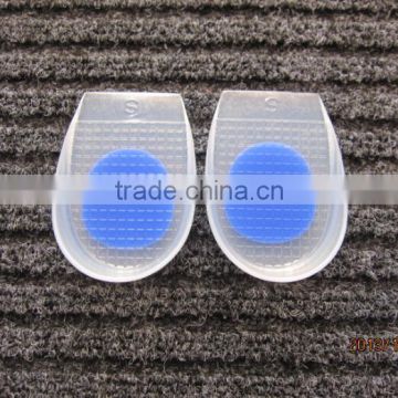 Factory OEM Top Quality customized eco-friendly soft silicone heel shoe pad insole pad brioche pad