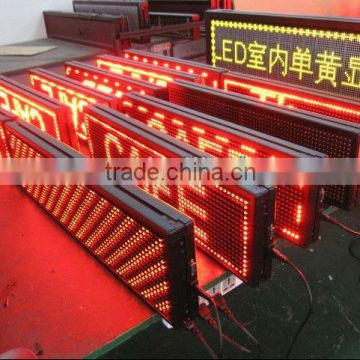 Factory price LED moving message sign, led scrolling text board ,4lines led mini display board