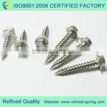 Stainless steel hex head screw