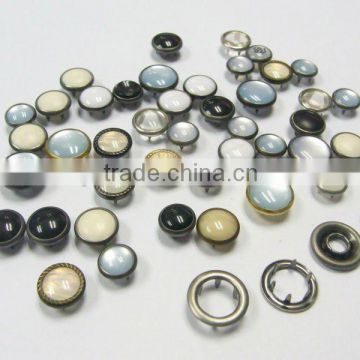 Fashion pearl prong snap button for garments/shirts