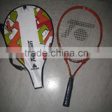 Popular 23inch Tennis racquet O-beam kids tennis racket tennis racquet mini tennis racket for kids 5-11yrs old with cute cover