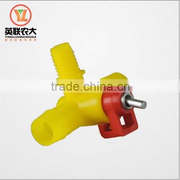 Poultry nipple drinking system 3 way ball valve broiler nipple drinker for chicken