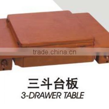 3-drawer Folding plastic plated Cover Table for JA2-1/JA2-2