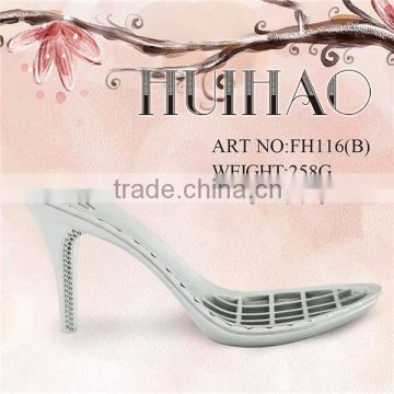 FH116(B) ABS shoe high heel sole with rhinestones