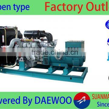 300KW/375KVA Daewoo diesel generator sets