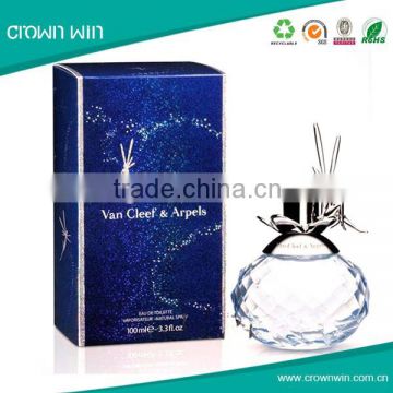 Blue Packing Box 100ML Perfume Customized Box