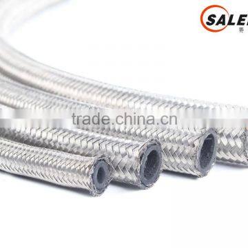 Stainless Nylon Braided Fuel Line Flexible Oil Gas Hose AN12