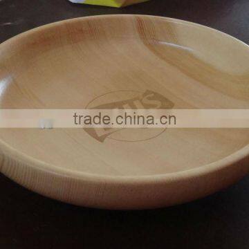 Trade assurance high quality unique design eco-friendly large wood salad bowl